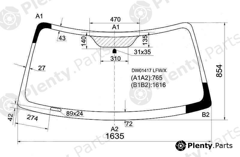  XYG part DW01417LFW/X (DW01417LFWX) Replacement part