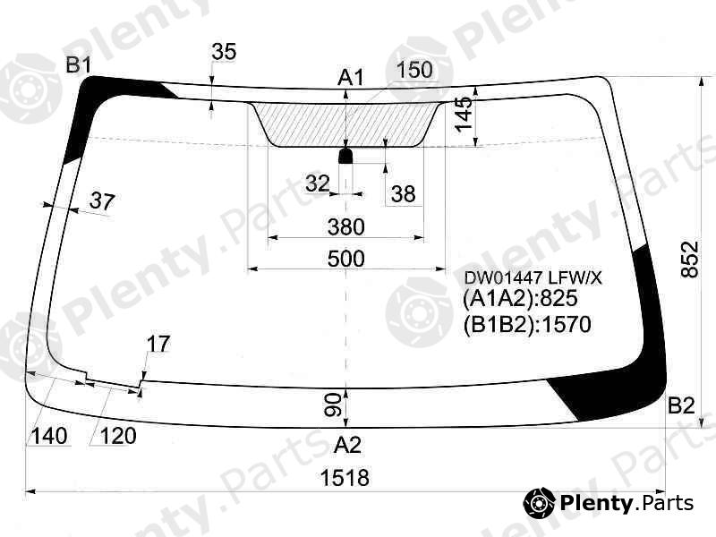 XYG part DW01447LFW/X (DW01447LFWX) Replacement part