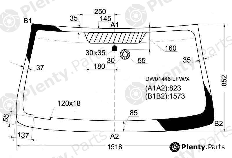  XYG part DW01448LFW/X (DW01448LFWX) Replacement part
