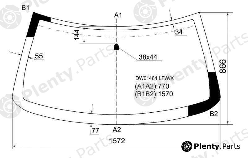  XYG part DW01464LFW/X (DW01464LFWX) Replacement part