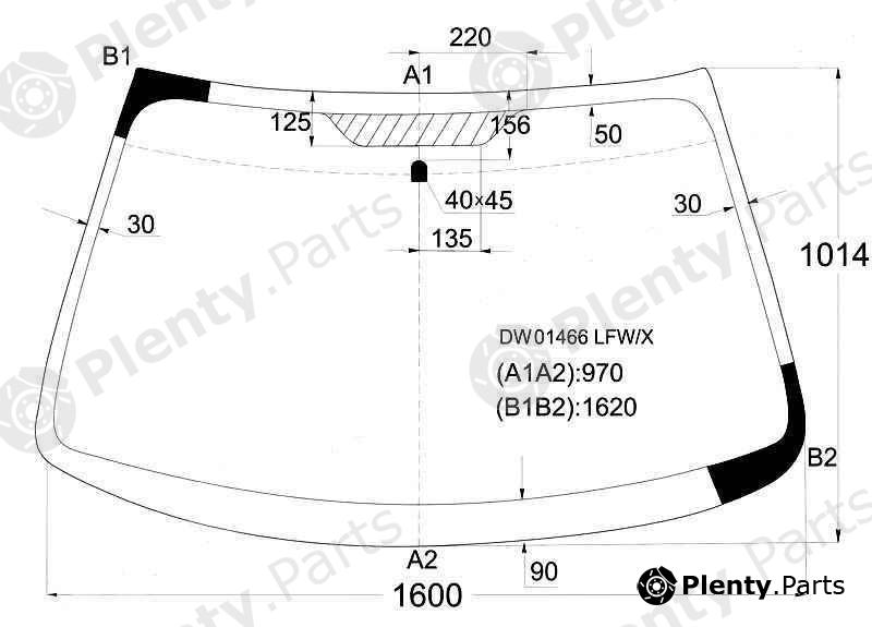  XYG part DW01466LFW/X (DW01466LFWX) Replacement part