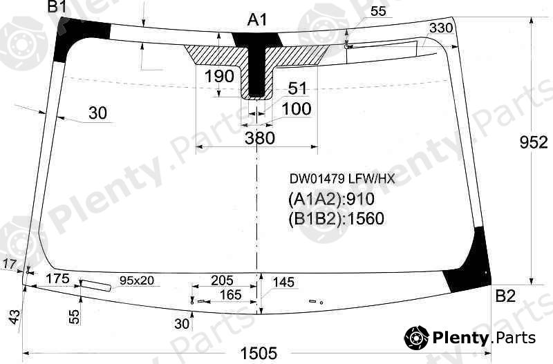  XYG part DW01479LFW/H/X (DW01479LFWHX) Replacement part