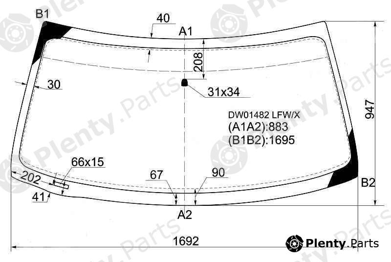  XYG part DW01482LFW/X (DW01482LFWX) Replacement part