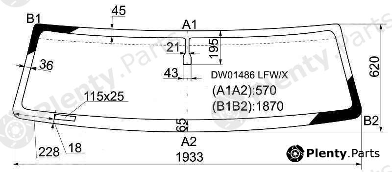  XYG part DW01486LFW/X (DW01486LFWX) Replacement part
