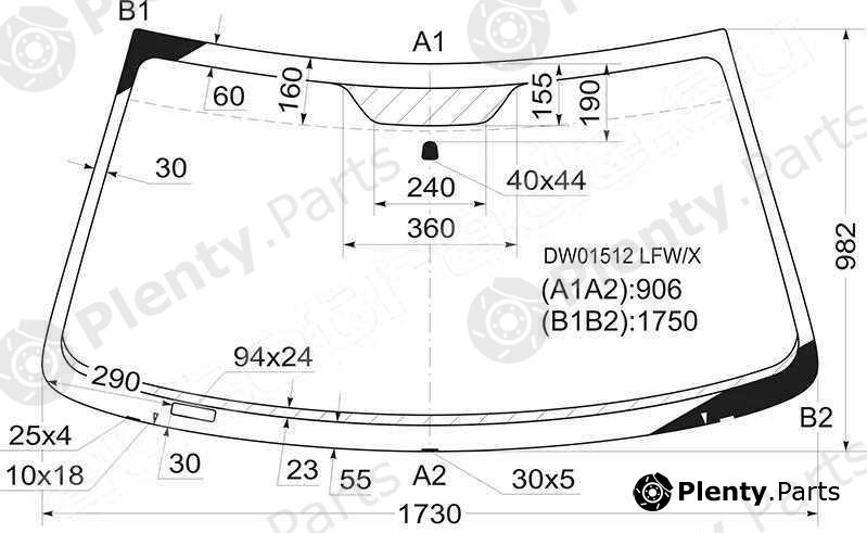  XYG part DW01512LFW/X (DW01512LFWX) Replacement part