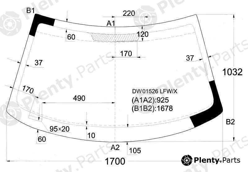  XYG part DW01526LFW/X (DW01526LFWX) Replacement part
