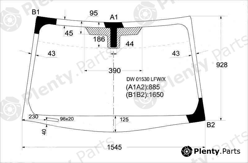  XYG part DW01530LFW/X (DW01530LFWX) Replacement part