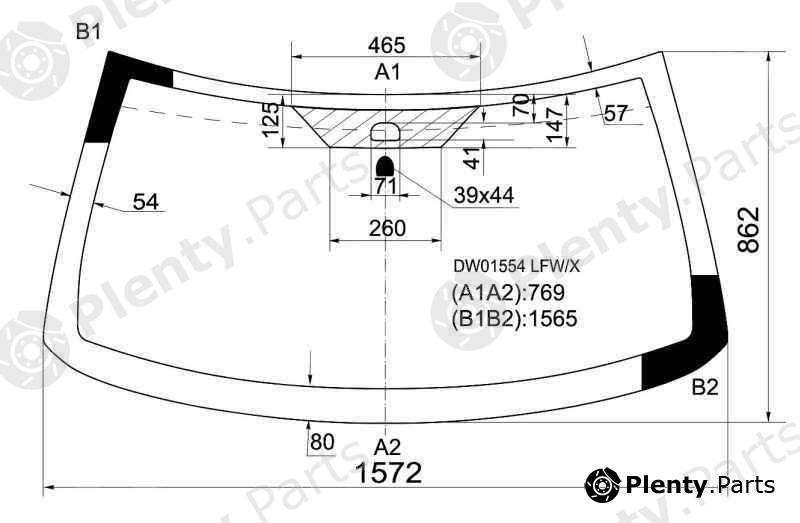  XYG part DW01554LFW/X (DW01554LFWX) Replacement part
