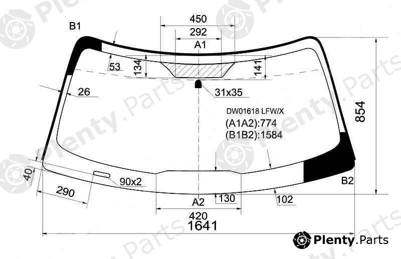  XYG part DW01618LFW/X (DW01618LFWX) Replacement part