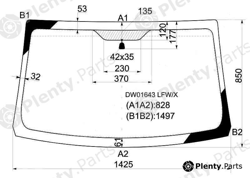  XYG part DW01643LFW/X (DW01643LFWX) Replacement part