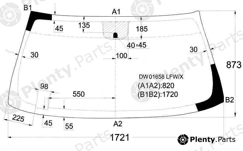  XYG part DW01658LFW/X (DW01658LFWX) Replacement part