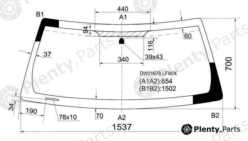  XYG part DW01678LFW/X (DW01678LFWX) Replacement part