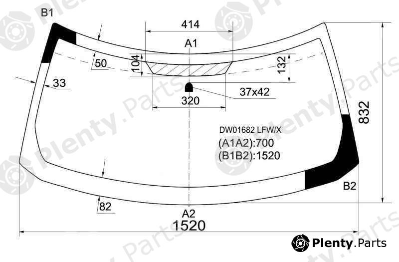  XYG part DW01682LFW/X (DW01682LFWX) Replacement part