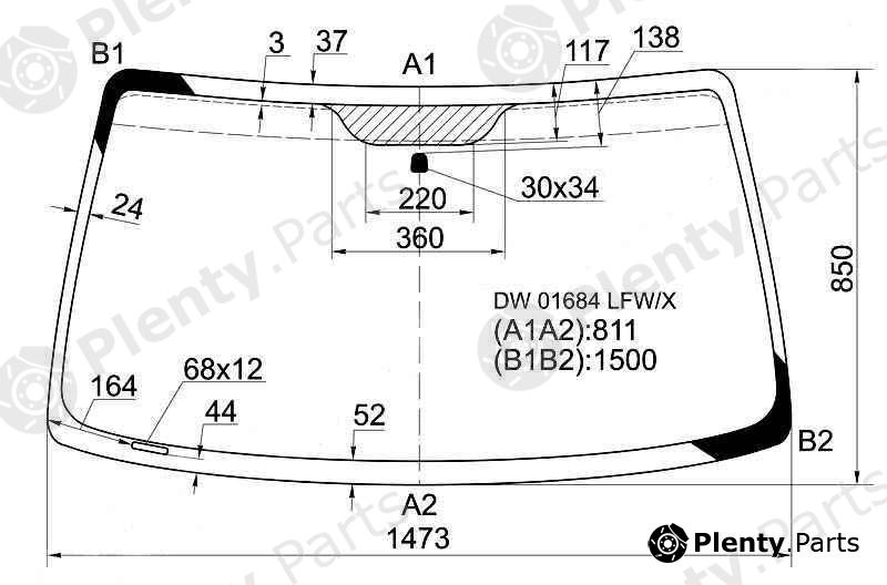  XYG part DW01684LFW/X (DW01684LFWX) Replacement part