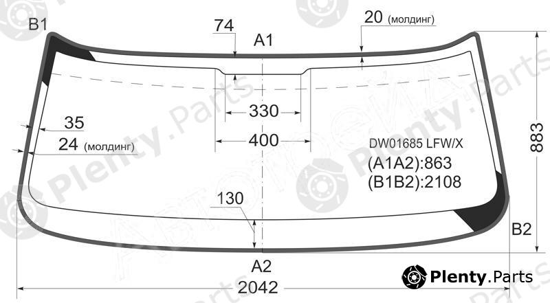  XYG part DW01685LFW/X (DW01685LFWX) Replacement part