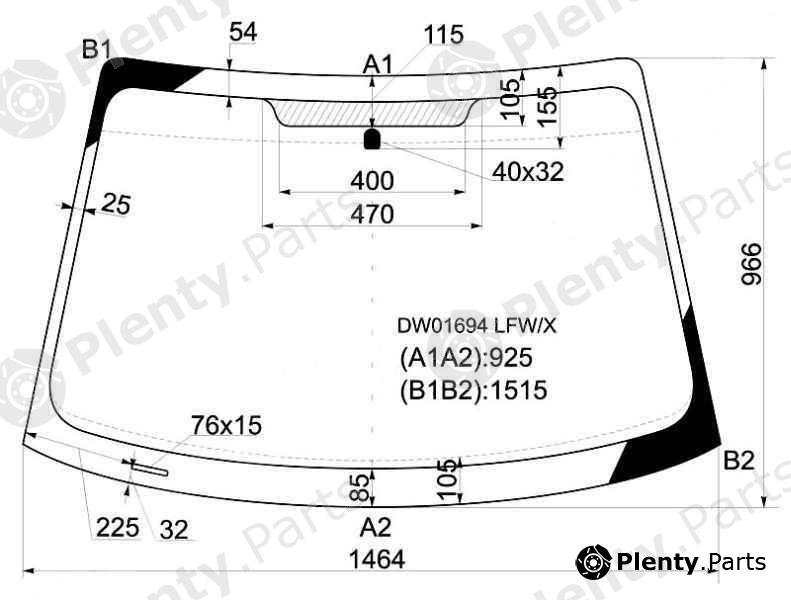  XYG part DW01694LFW/X (DW01694LFWX) Replacement part