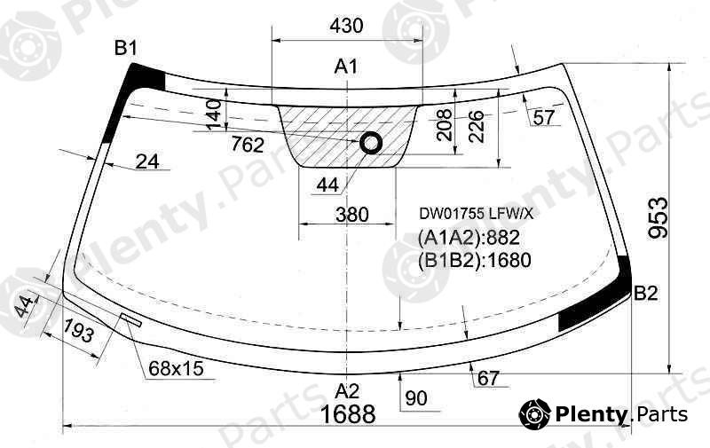  XYG part DW01755LFW/X (DW01755LFWX) Replacement part