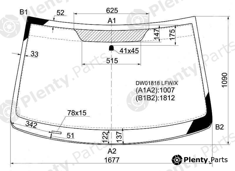  XYG part DW01818LFW/X (DW01818LFWX) Replacement part