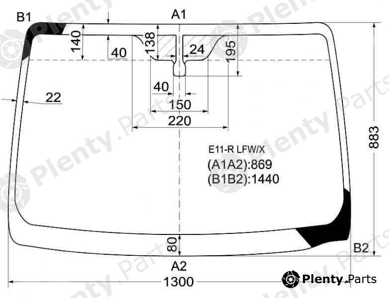  XYG part E11-RLFW/X (E11RLFWX) Replacement part
