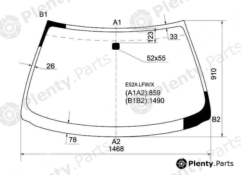  XYG part E52ALFW/X (E52ALFWX) Replacement part