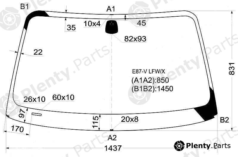  XYG part E87-VLFW/X (E87VLFWX) Replacement part