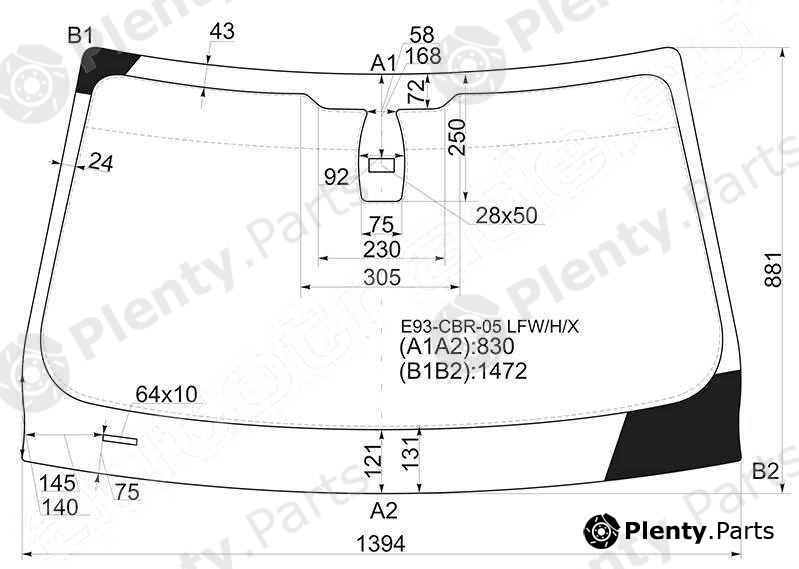  XYG part E93-CBR-05LFW/X (E93CBR05LFWX) Replacement part