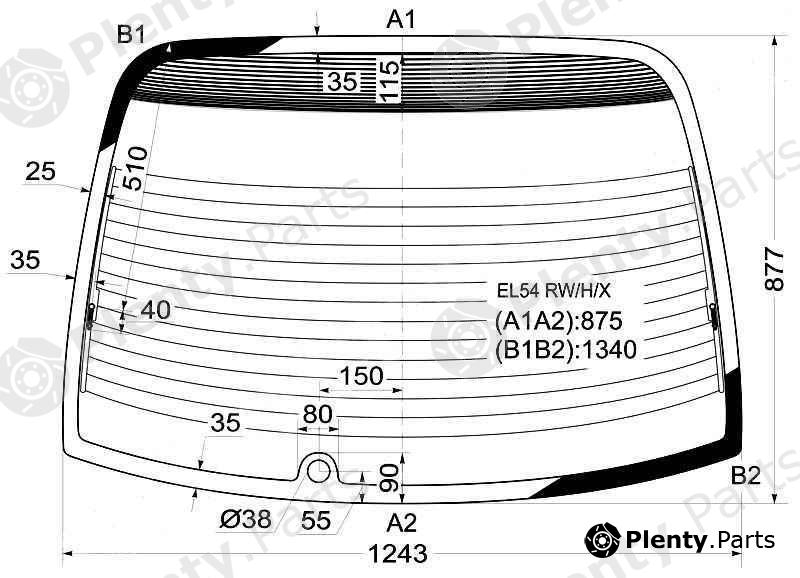 XYG part EL54RW/H/X (EL54RWHX) Replacement part