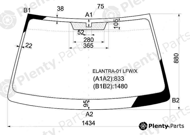  XYG part ELANTRA-01LFW/X (ELANTRA01LFWX) Replacement part