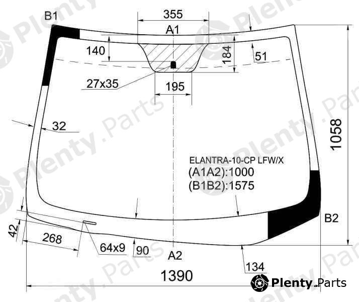  XYG part ELANTRA-10-CPLFW/X (ELANTRA10CPLFWX) Replacement part