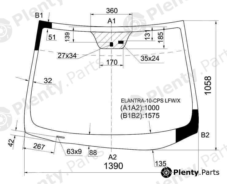  XYG part ELANTRA-10-CPSLFW/X (ELANTRA10CPSLFWX) Replacement part