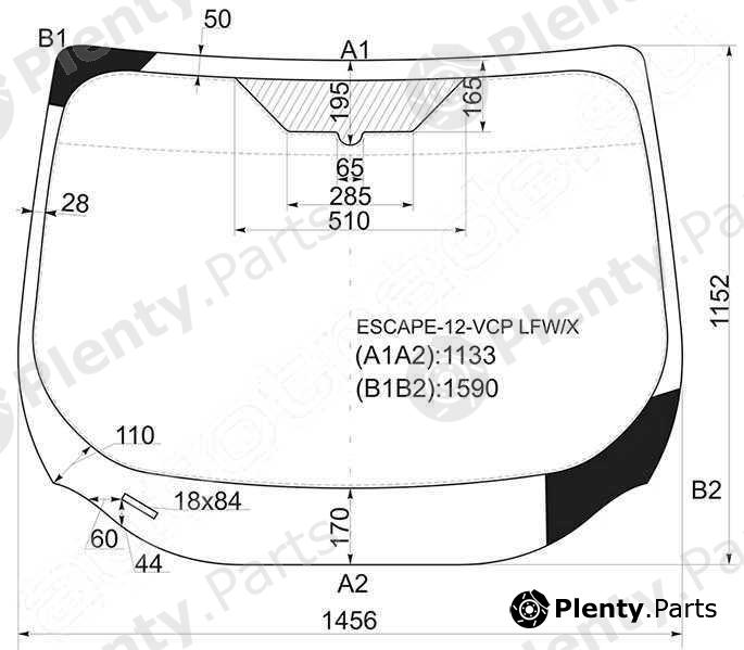  XYG part ESCAPE-12-VCPLFW/X (ESCAPE12VCPLFWX) Replacement part