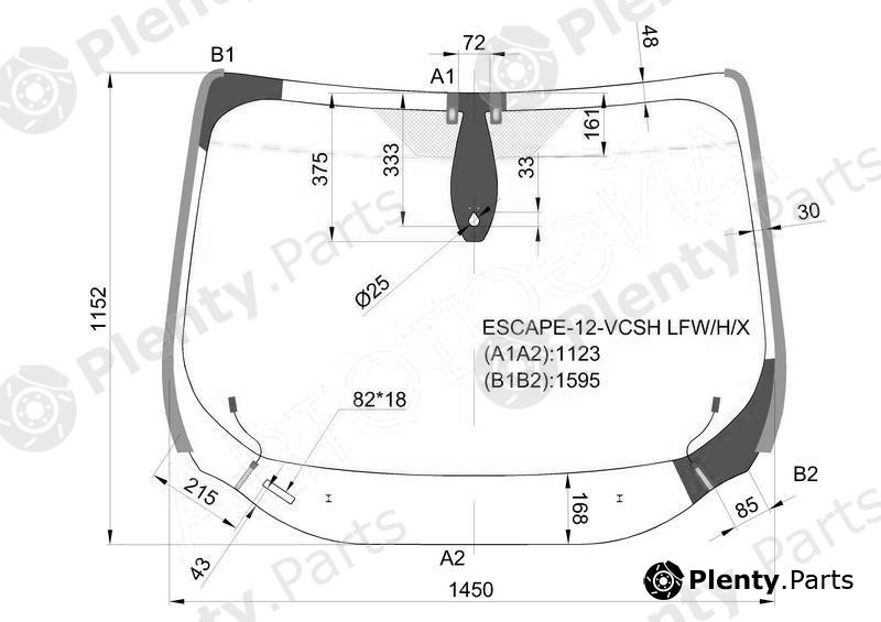 XYG part ESCAPE-12-VCSHLFW/H/X (ESCAPE12VCSHLFWHX) Replacement part