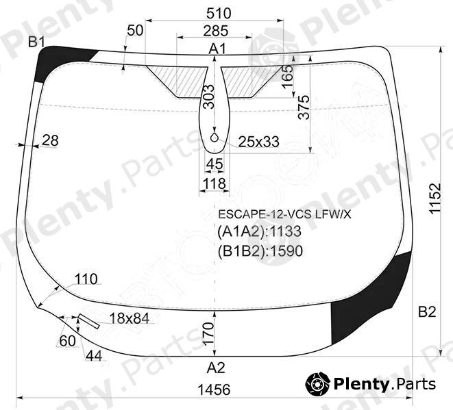  XYG part ESCAPE-12-VCSLFW/X (ESCAPE12VCSLFWX) Replacement part