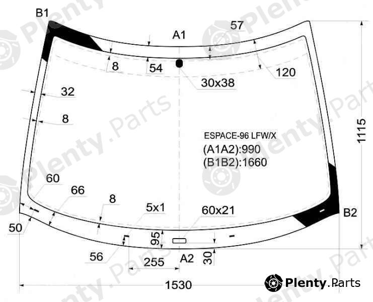  XYG part ESPACE-96LFW/X (ESPACE96LFWX) Replacement part