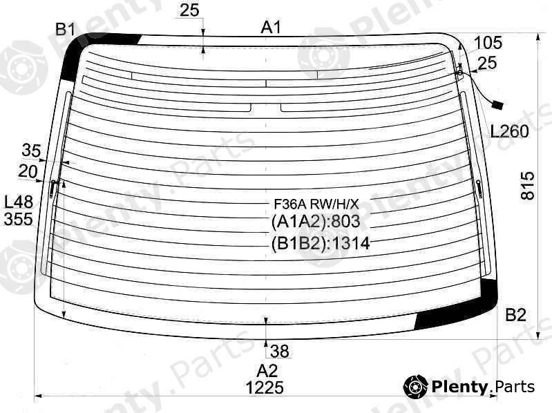 XYG part F36ARW/H/X (F36ARWHX) Replacement part