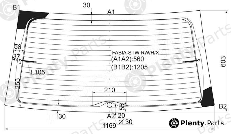  XYG part FABIA-STWRW/H/X (FABIASTWRWHX) Replacement part