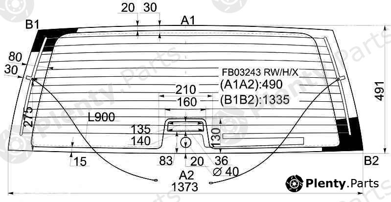  XYG part FB03243RW/H/X (FB03243RWHX) Replacement part
