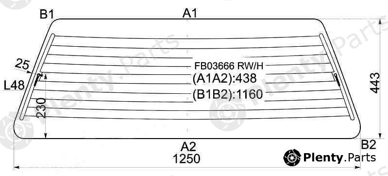  XYG part FB03666RW/H (FB03666RWH) Replacement part