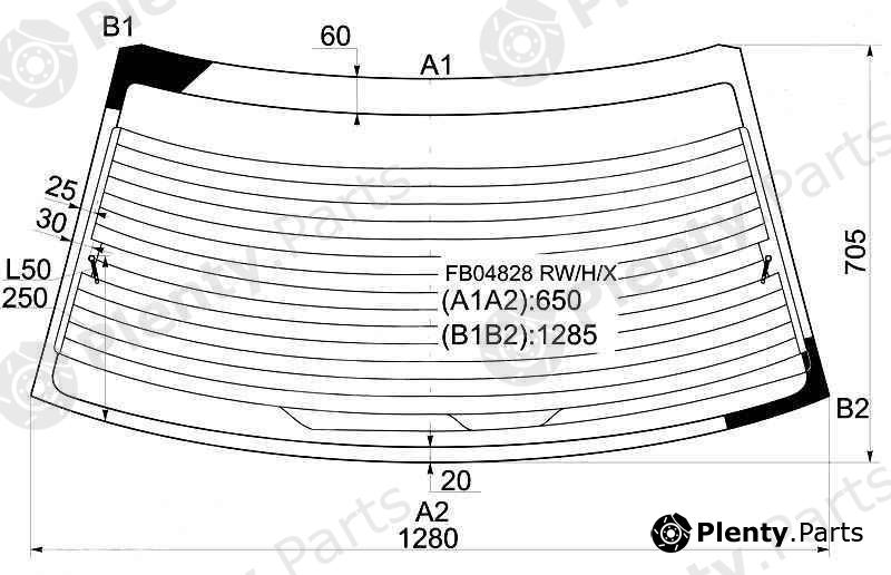  XYG part FB04828RW/H/X (FB04828RWHX) Replacement part