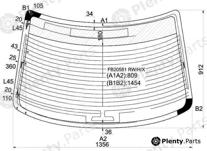  XYG part FB20581RW/H/X (FB20581RWHX) Replacement part