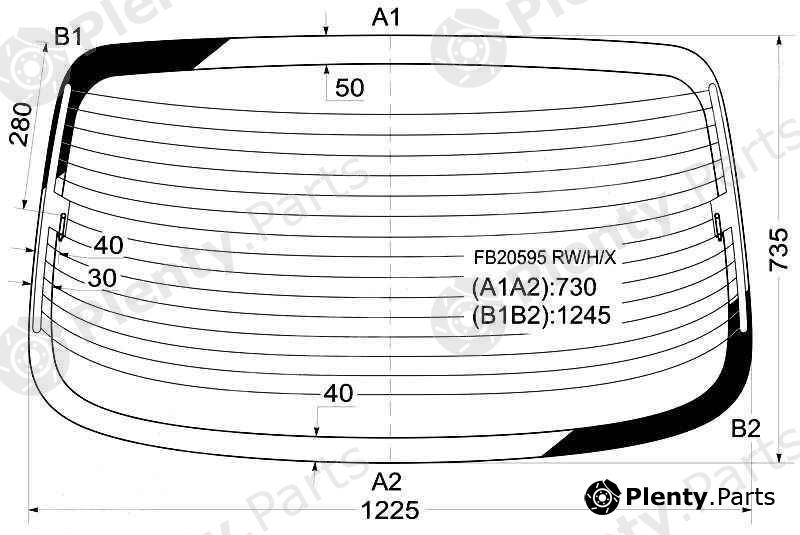  XYG part FB20595RW/H/X (FB20595RWHX) Replacement part