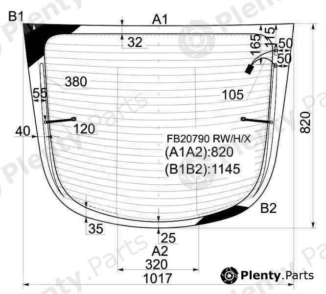  XYG part FB20790RW/H/X (FB20790RWHX) Replacement part