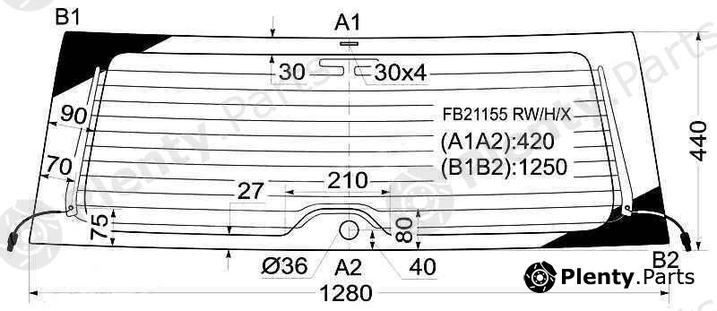  XYG part FB21155RW/H/X (FB21155RWHX) Replacement part