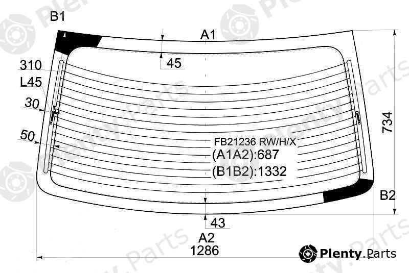  XYG part FB21236RW/H/X (FB21236RWHX) Replacement part