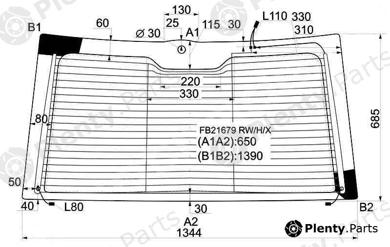 XYG part FB21679RW/H/X (FB21679RWHX) Replacement part