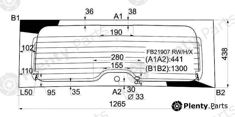  XYG part FB21907RW/H/X (FB21907RWHX) Replacement part