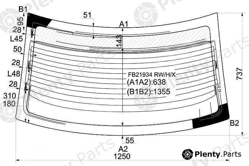  XYG part FB21934RW/H/X (FB21934RWHX) Replacement part