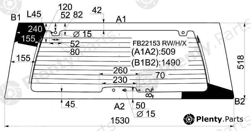  XYG part FB22153RW/H/X (FB22153RWHX) Replacement part