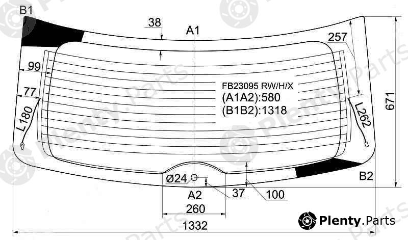  XYG part FB23095RW/H/X (FB23095RWHX) Replacement part