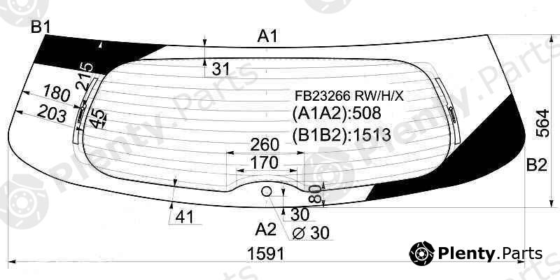  XYG part FB23266RW/H/X (FB23266RWHX) Replacement part